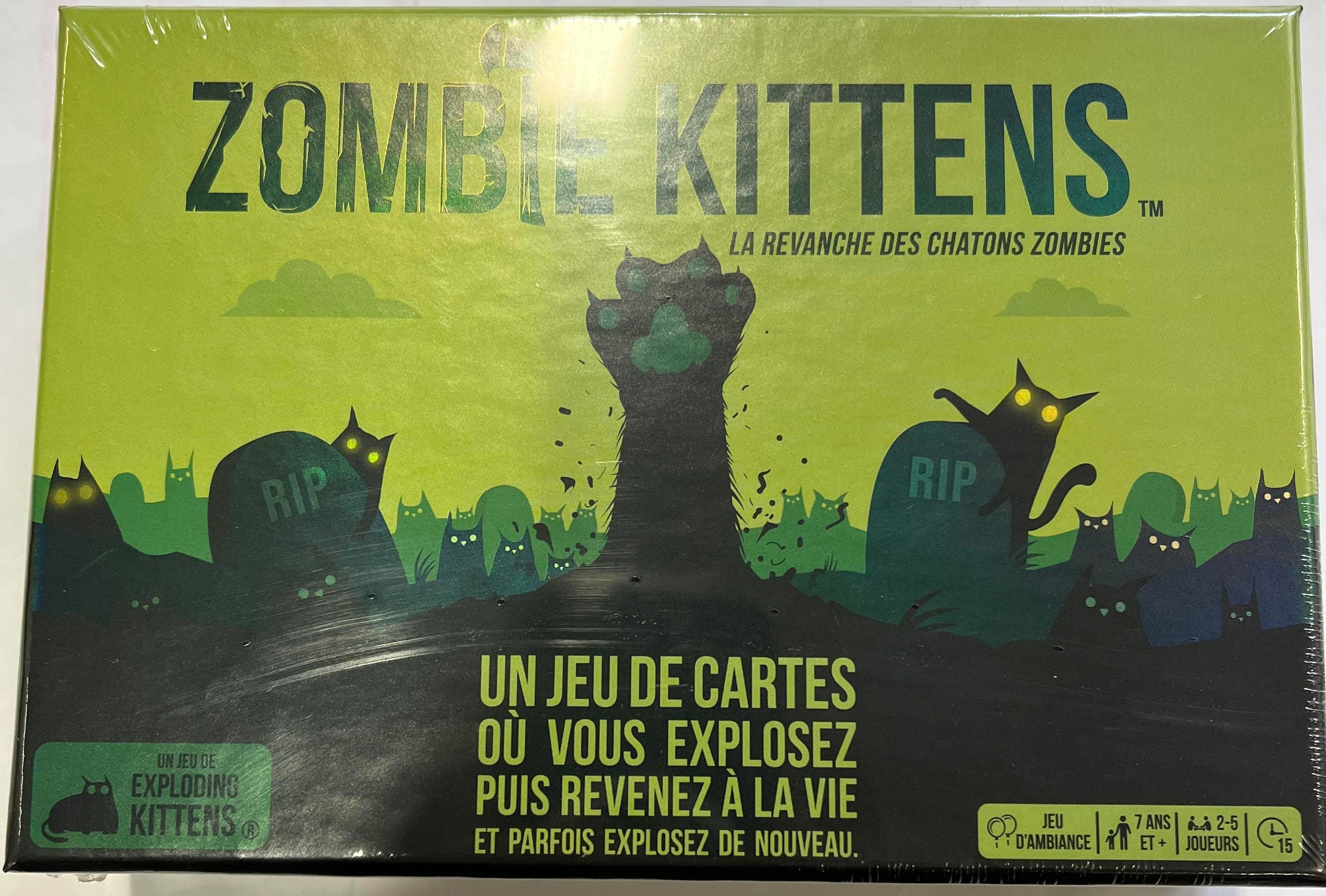 JEU ZOMBIE KITTENS - EXPLODING KITTENS