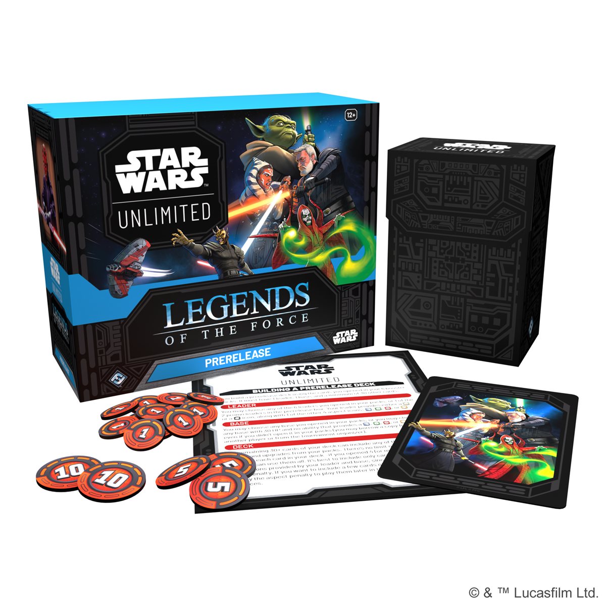 STAR WARS UNLIMITED - LEGENDS OF THE FORCE PRERELEASE BOX - Version anglaise