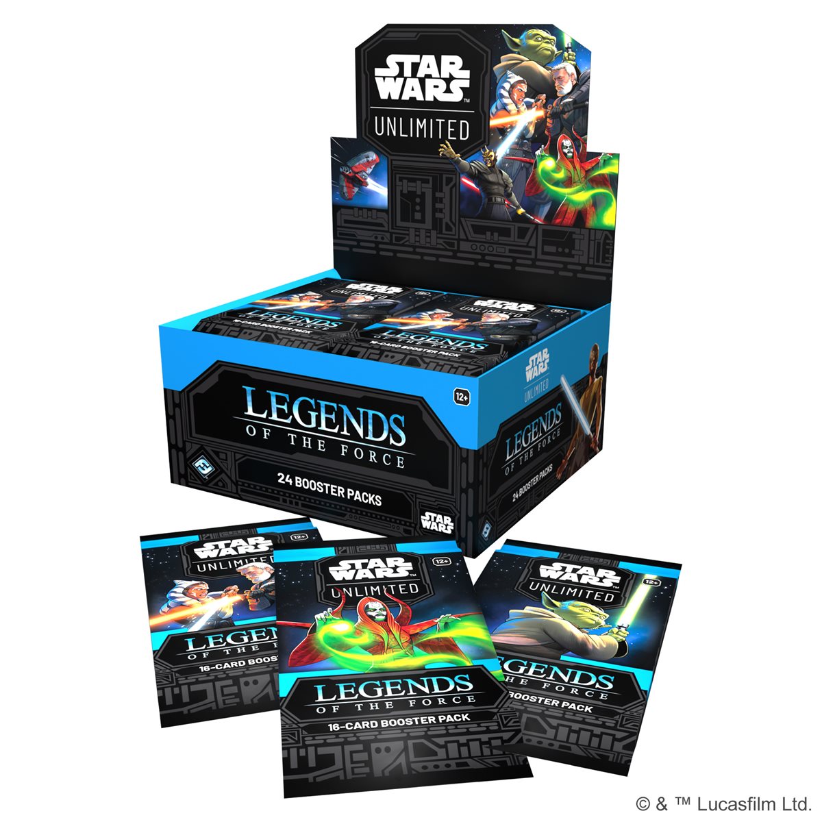 STAR WARS UNLIMITED - LEGENS OF THE FORCE BOOSTER ASST - Version anglaise