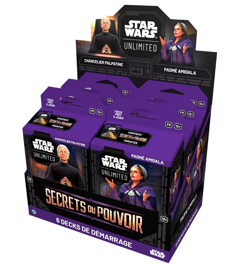 STAR WARS UNLIMITED - SECRETS DU POUVOIR - SPOTLIGHT DECK DISPLAY ASST - Version française