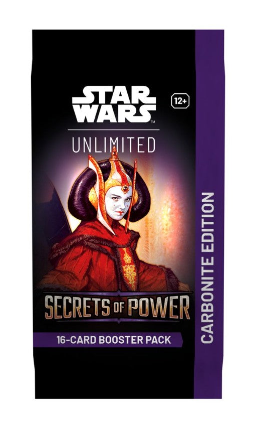STAR WARS UNLIMITED - SECRETS OF POWER - CARBONITE BOOSTER DISPLAY - Version anglaise