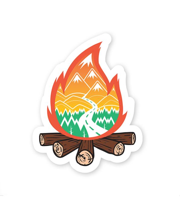 STICKER - CAMPFIRE