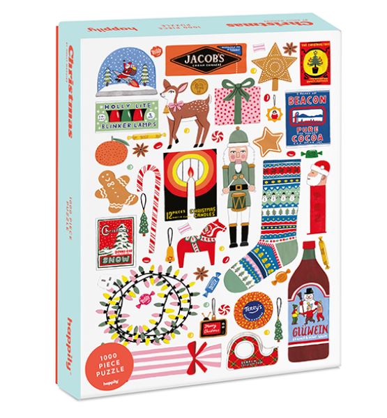 HAPPILY JIGSAW PUZZLE 1000 PIECES - CHRISTMAS (ARTIST HOLLY MAGUIRE) #70315