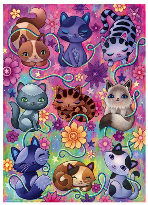 HEYE CASSE-TÊTE 1000 PIÈCES - CHATONS