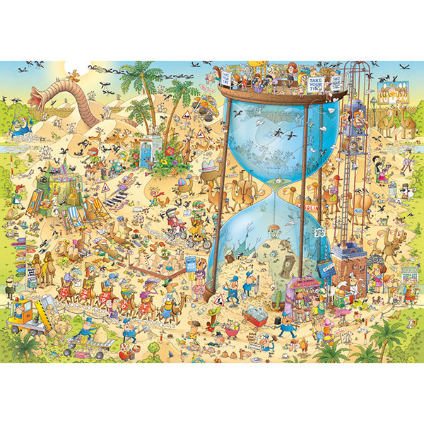 HEYE CASSE-TÊTE 1000 PIÈCES - FUNKY ZOO, HABITAT DÉSERTIQUE #78-30068