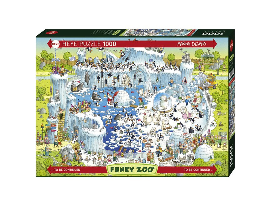 HEYE CASSE-TÊTE 1000 PIÈCES - HABITAT POLAIRE (FUNKY ZOO) #78-29692