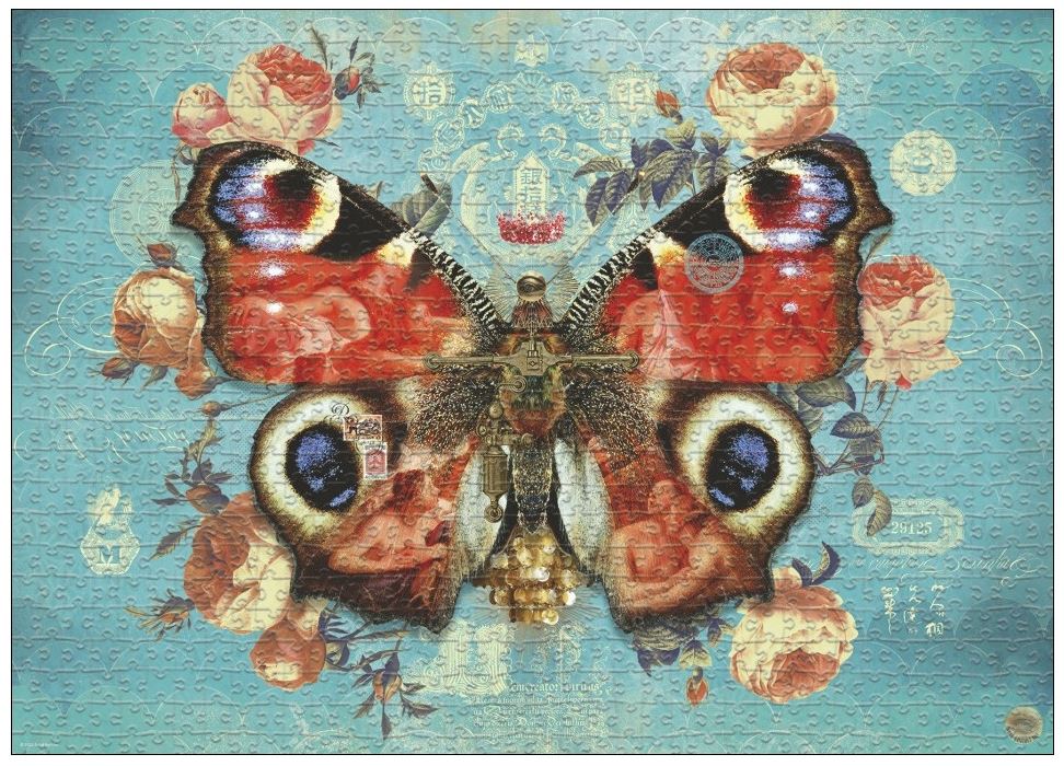 HEYE PUZZLE 1000 PIECES - THE METAMORPHOSIS OF THE BUTTERFLY NO. 3 #78-30007