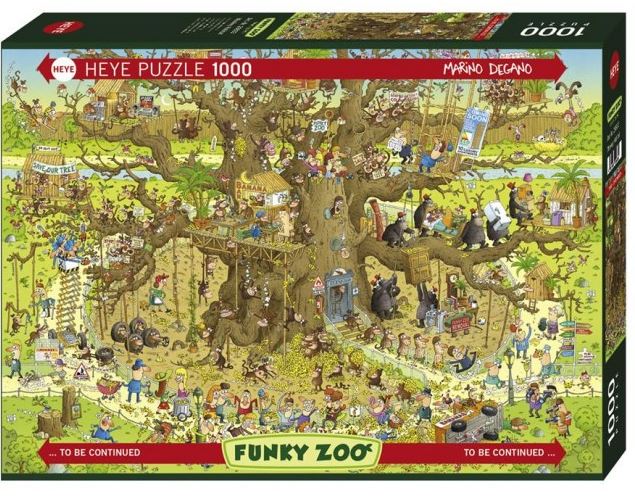 HEYE CASSE-TÊTE 1000 PIÈCES - L'ARBRE À SINGES #78-29833