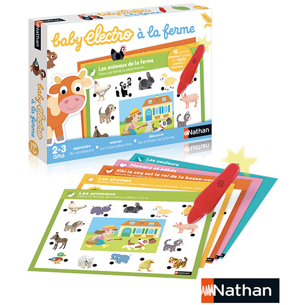 JEU BABY ELECTRO ANIMAUX DE LA FERME
