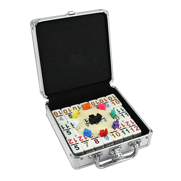 JEU DE DOMINOS TRAIN MEXICAIN - DOUBLE 12 AVEC CHIFFRES