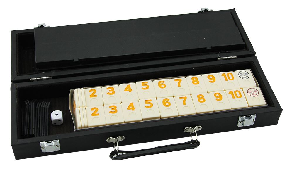 JEU DE RUMMY 106 TUILES + MALLETTE DE RANGEMENT