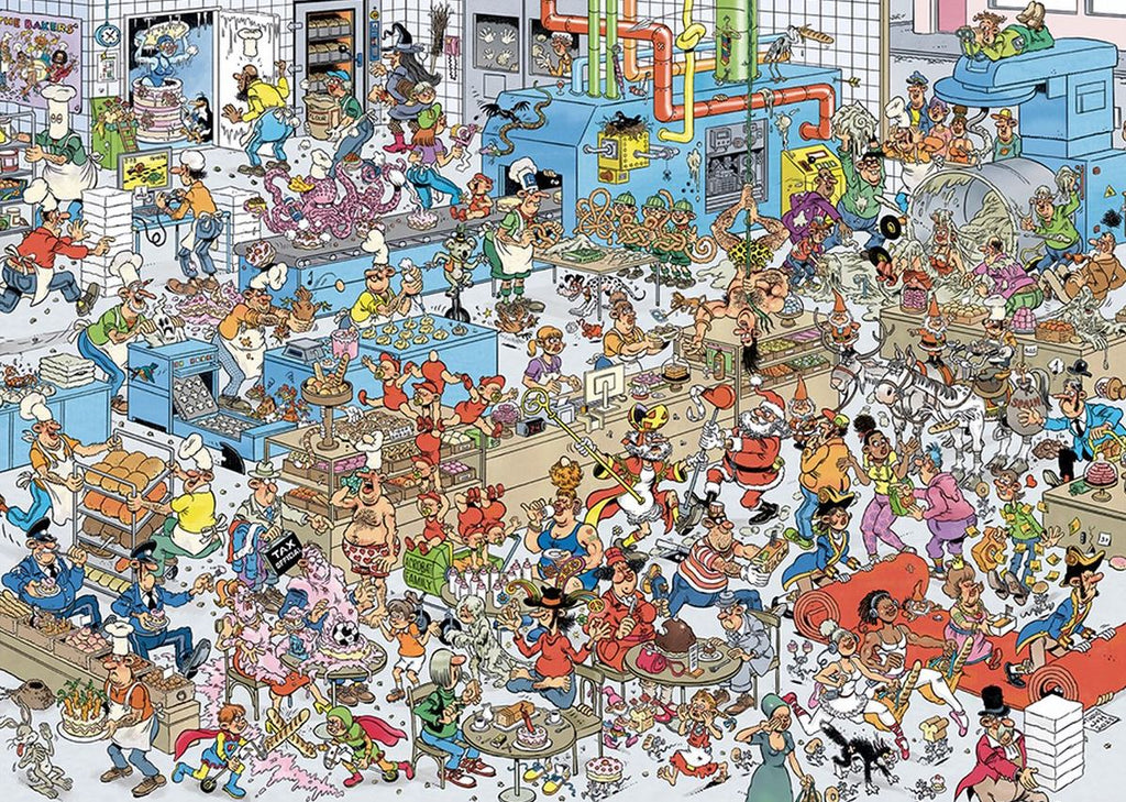 JUMBO JIGSAW PUZZLE 1000 PIECES - JVH THE BAKERY #70-00621