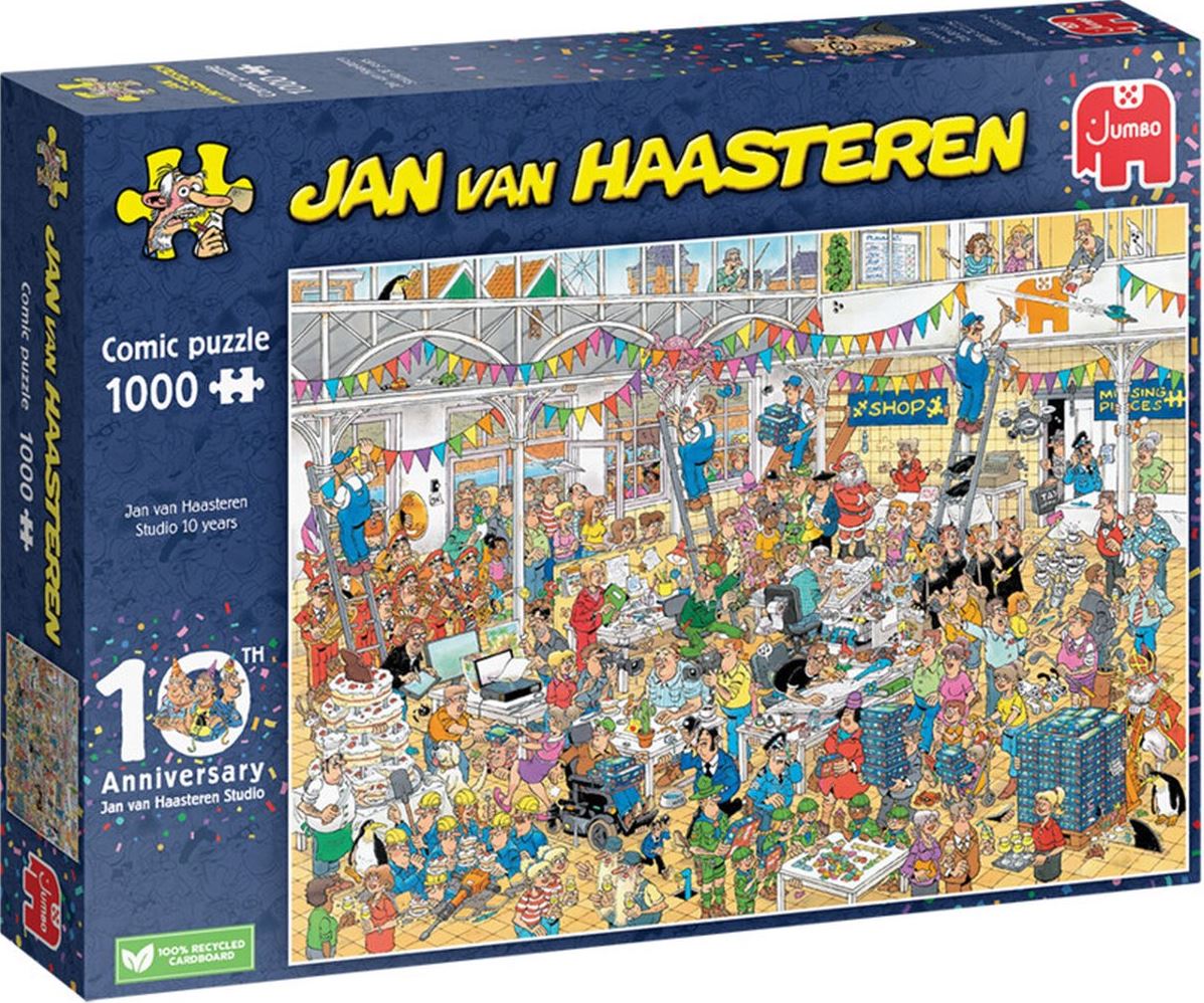 JUMBO CASSE-TÊTE 1000 PIÈCES - JVH STUDIO 10 ANS #70-00616