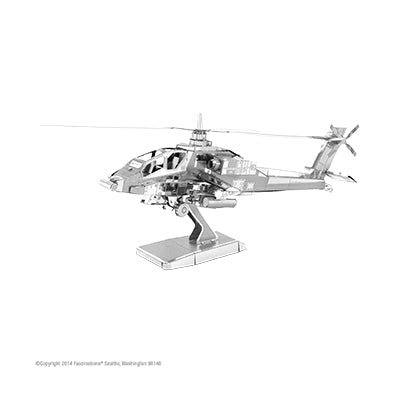 METAL EARTH - AH-64 APACHE HELICOPTERE