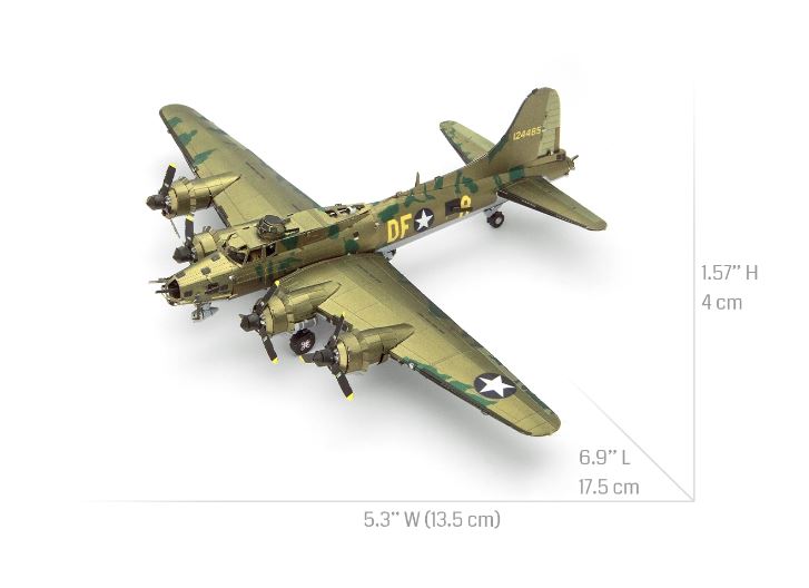 METAL EARTH - AVION B-17 FLYING FORTRESS 2,5 FEUILLES