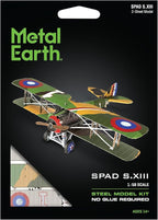 METAL EARTH - AVION CHASSEUR SPAD S.XIII 2 FEUILLES