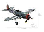 METAL EARTH - P-47 THUNDERBOLT PLANE 2 SHEETS
