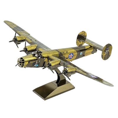 METAL EARTH - B-24 LIBERATOR, 3 SHEETS.