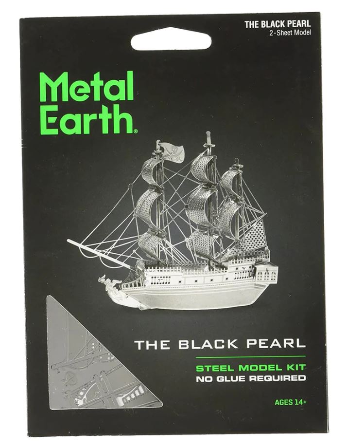 METAL EARTH - THE BLACK PEARL PIRATE SHIP