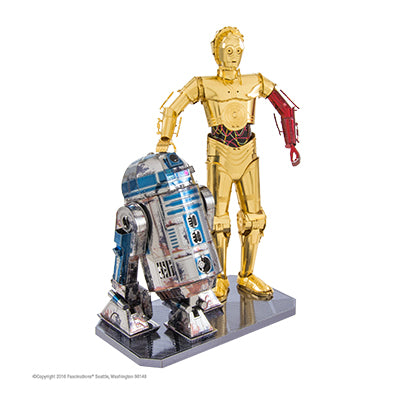 METAL EARTH - BOITE CADEAU STAR WARS R2-D2 & C-3PO