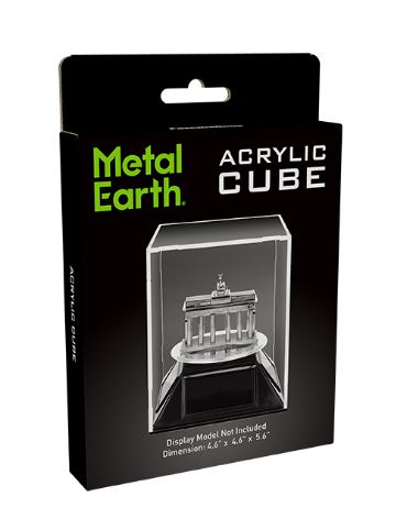 METAL EARTH - CUBE DE PRÉSENTATION EN ACRYLIQUE 4.6 X 4.6 X 5.6