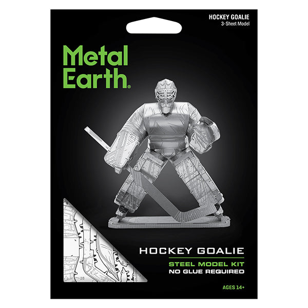 METAL EARTH - GARDIEN DE BUT HOCKEY 3 FEUILLES