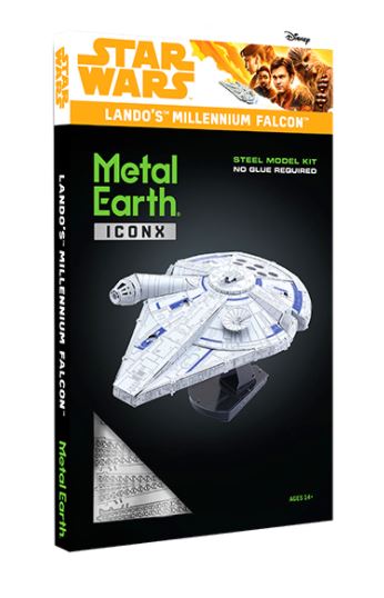 METAL EARTH ICONX - STAR WARS - LANDO'S MILLENNIUM FALCON