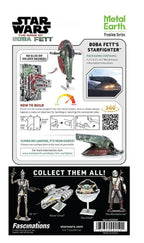 METAL EARTH - LE LIVRE DE BOBA FETT - STARFIGHTER DE BOBA FETT