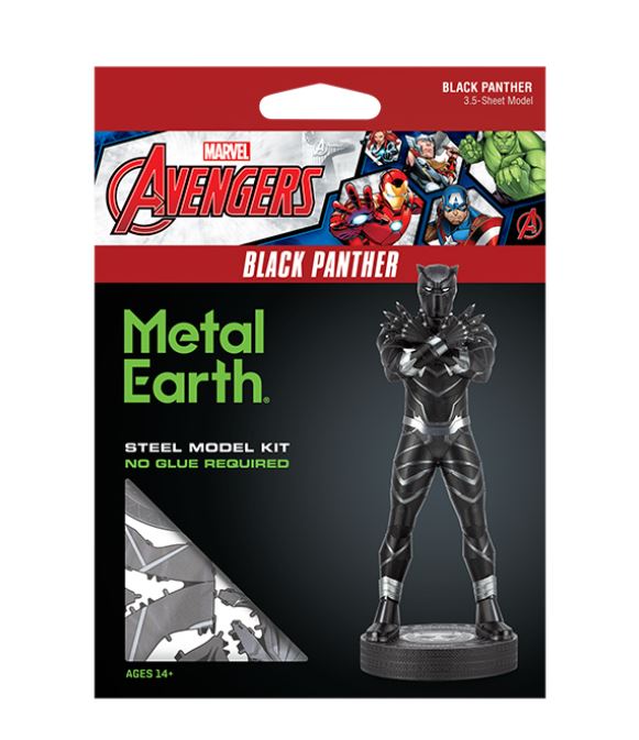 METAL EARTH MARVEL AVENGERS - BLACK PANTHER