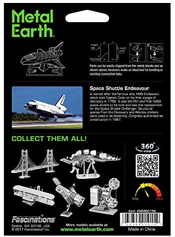 METAL EARTH - NAVETTE SPATIALE DISCOVERY 1 FEUILLE