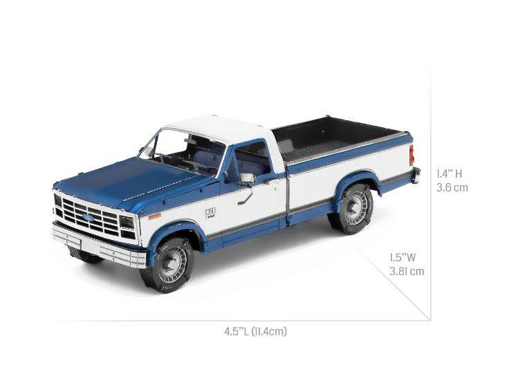 METAL EARTH - PICK-UP 1982 FORD F-150 3 FEUILLES