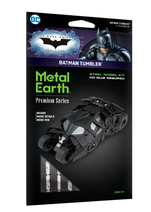 METAL EARTH PREMIUM SERIES - BATMAN - LE CHEVALIER NOIR - LE GOBELET 3 FEUILLES