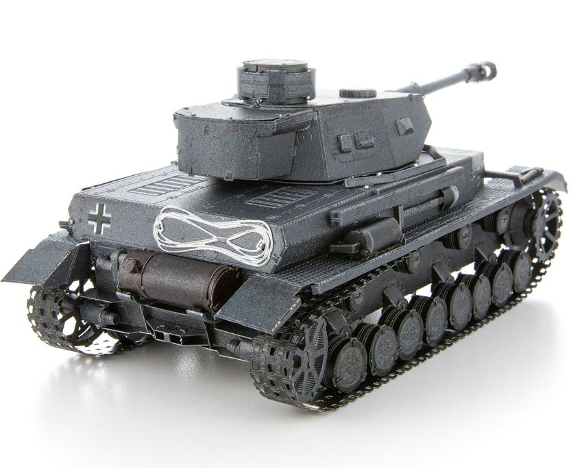 METAL EARTH PREMIUM SERIES - CHAR D'ASSAUT PANZER IV ALLEMAND 3 FEUILLES