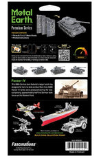 METAL EARTH PREMIUM SERIES - CHAR D'ASSAUT PANZER IV ALLEMAND 3 FEUILLES