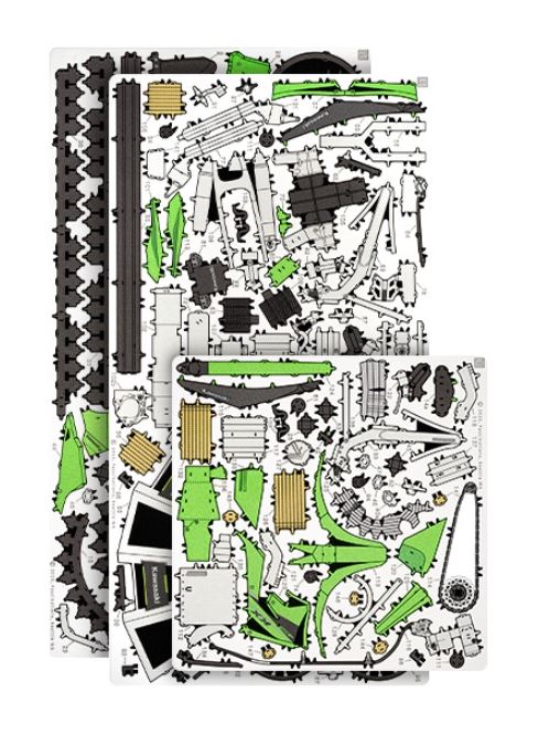 METAL EARTH PREMIUM SERIES - KAWASAKI KX450 MOTORCYCLE 2.5 SHEETS