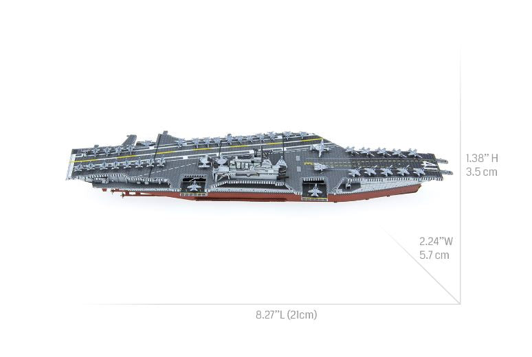METAL EARTH PREMIUM SERIES - USS MIDWAY AIRCRAFT CARRIER 2 SHEETS
