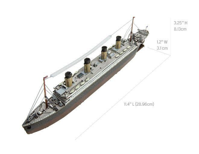 METAL EARTH PREMIUM SERIES - RMS TITANIC 3 FEUILLES