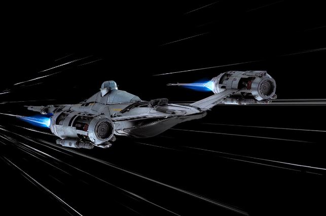 METAL EARTH PREMIUM SERIES - THE MANDALORIAN'S - N-1 STARFIGHTER 2.5 FEUILLES