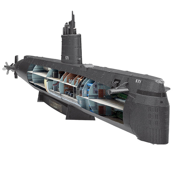 METAL EARTH PREMIUM SERIES - USS NAUTILUS 3 SHEETS
