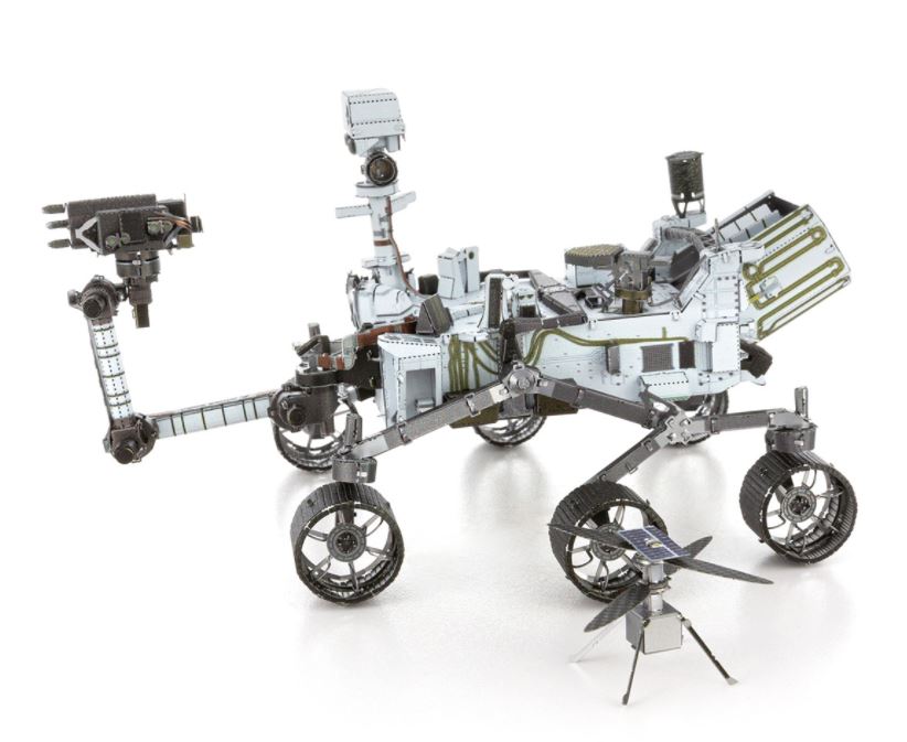 METAL EARTH - ROVER MARS PERSÉVÉRANCE ET HÉLICOPTÈRE INGÉNIOSITÉ