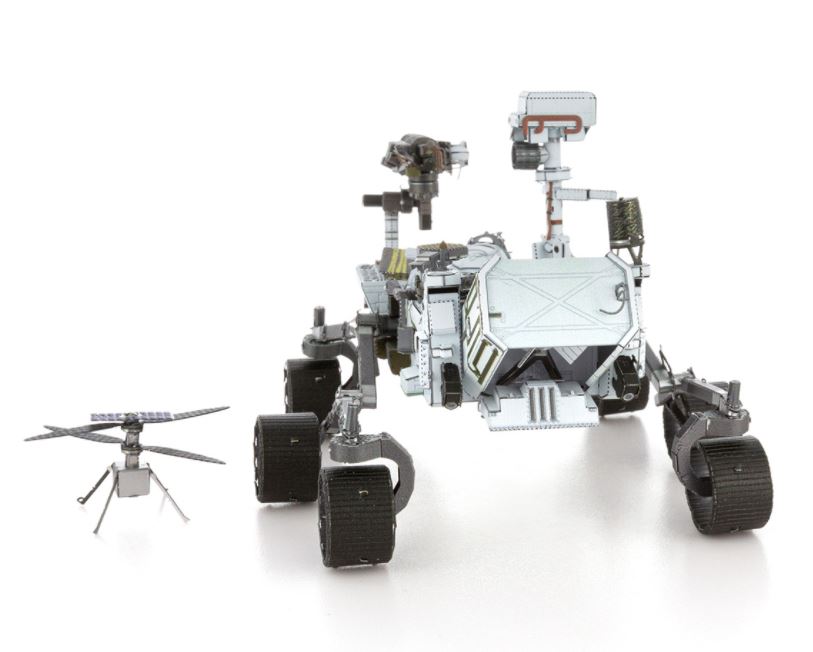 METAL EARTH - ROVER MARS PERSÉVÉRANCE ET HÉLICOPTÈRE INGÉNIOSITÉ