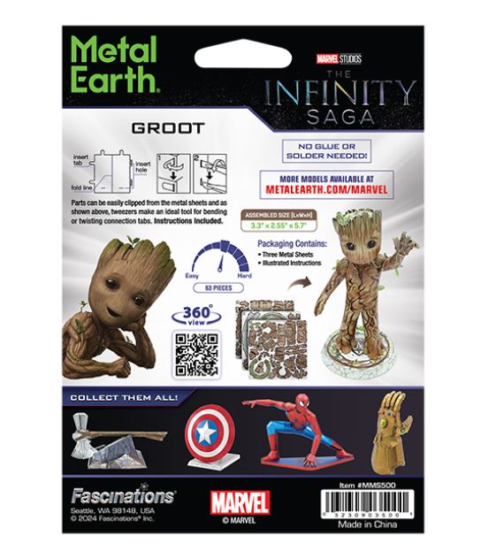 METAL EARTH THE INFINITY SAGA - GROOT