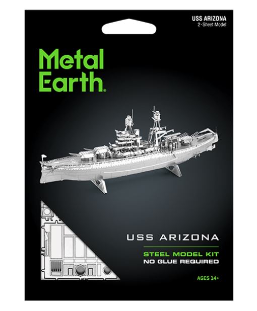 METAL EARTH - USS ARIZONA 2 SHEETS