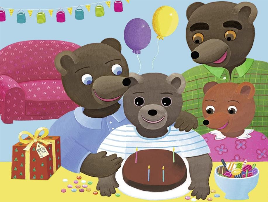 NATHAN CASSE-TÊTE 30 PIÈCES - L'ANNIVERSAIRE DE PETIT OURS BRUN #76-86380
