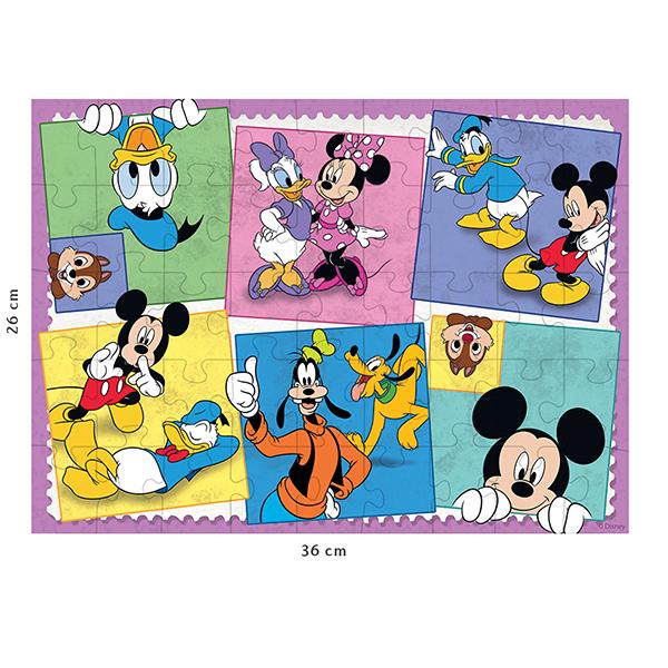 NATHAN CASSE-TÊTE 45 PIÈCES - L'UNIVERS COLORÉ DE MICKEY #76-04127