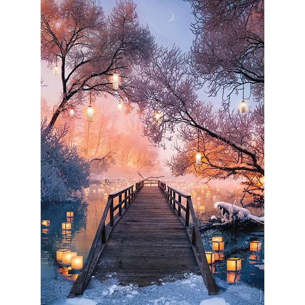 NATHAN JIGSAW PUZZLE 500 PIECES - PATH OF LANTERNS (DIEGO HERNANDEZ) #76-00975)
