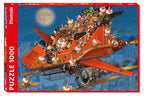 PIATNIK JIGSAW PUZZLE 1000 PIECES - CHRISTMAS PLANE #80-05565
