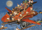 PIATNIK JIGSAW PUZZLE 1000 PIECES - CHRISTMAS PLANE #80-05565