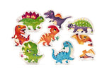 PUZZLIKA CASSE-TÊTE 8 EN 1 - JOYEUX DINOSAURES #4-15252