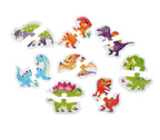 PUZZLIKA CASSE-TÊTE 8 EN 1 - JOYEUX DINOSAURES #4-15252